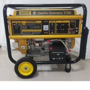 DC 6500EWH DAICHI Japan Gasoline Generators -Key Start, copper wire with wheels and handrails