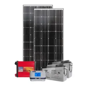 1.5Kw 1500w Solar Kit - Ritar Batteries Phoenix Controller All Weather Panels