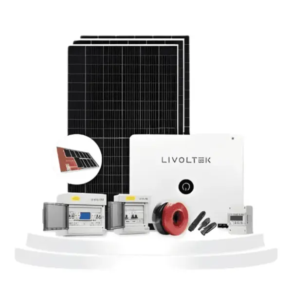 120Kw Livoltek Solar Kit - C&I On- Grid Three Phase Grid-tied Inverter with TW Solar Panel High Capacity