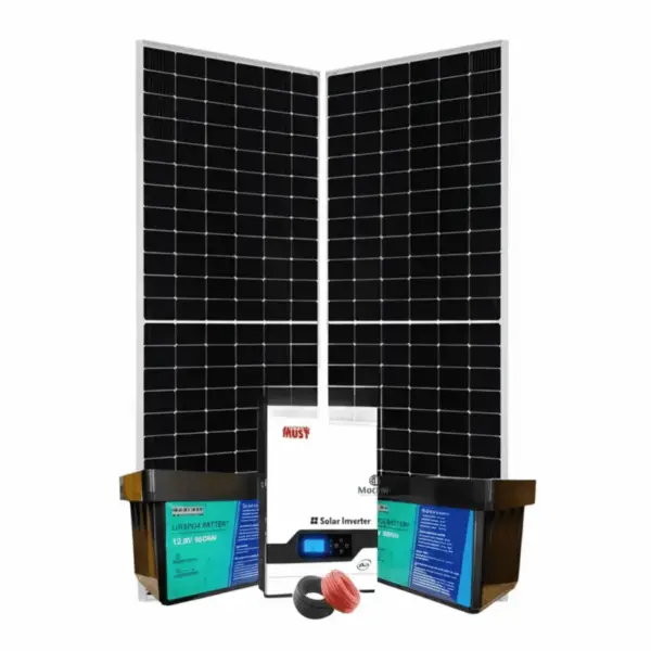 2.2Kw Lithium Solar Kit 2200w - Alltop 100ah Lithium Must Inverter