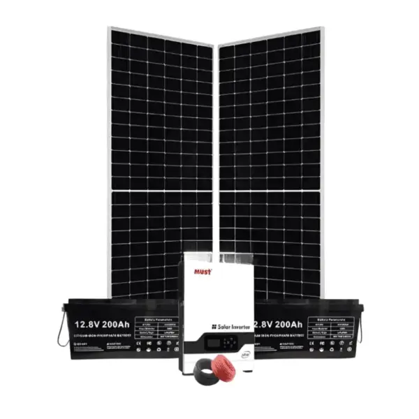 2.2Kw Lithium Solar Kit 2200w - Alltop 200ah Lithium Must Inverter