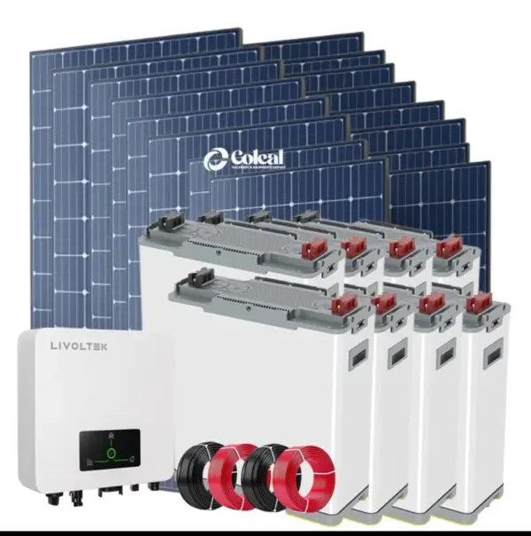 30kwh 30000watts 30kva Livoltek Lithium Solar System Kit