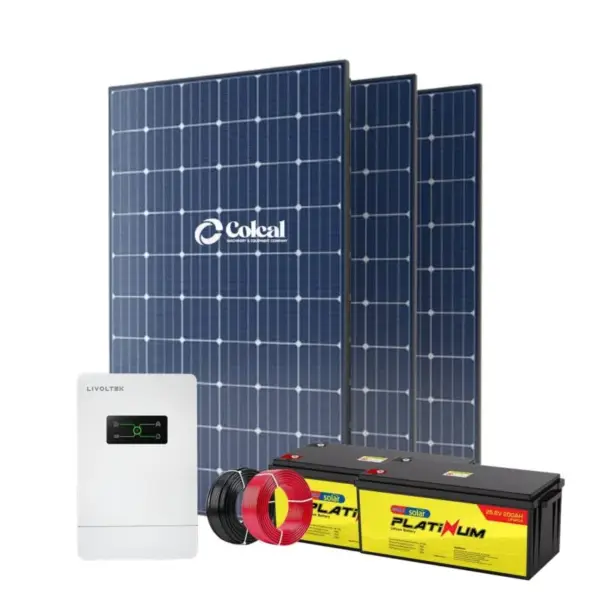3kw 3000watts 3kva Livoltek- platinum lithium Solar System kit