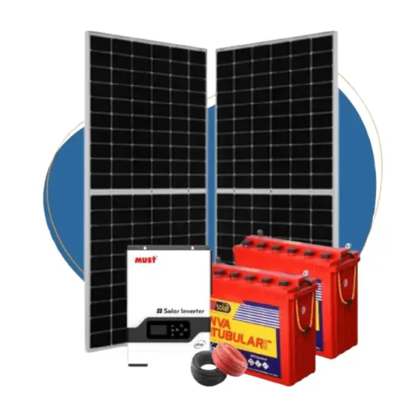 3kw Super Solar Kit - Jinko Must Hybrid Inverter Ceil Tubular Batteries