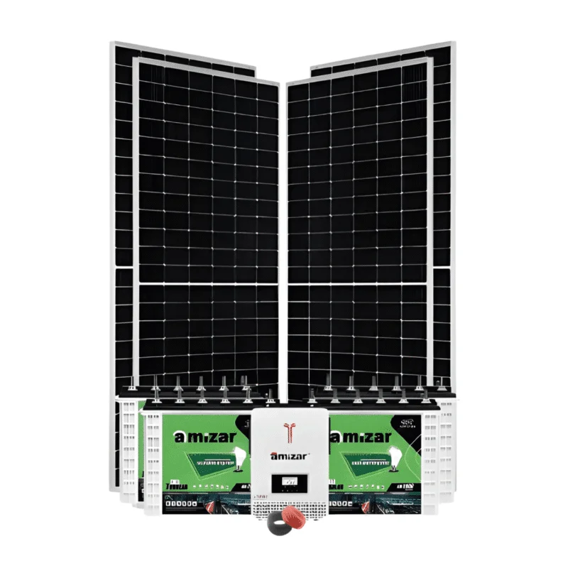 5.5Kw Amizar Solar Kit - Tubular Battery Hybrid Inverter