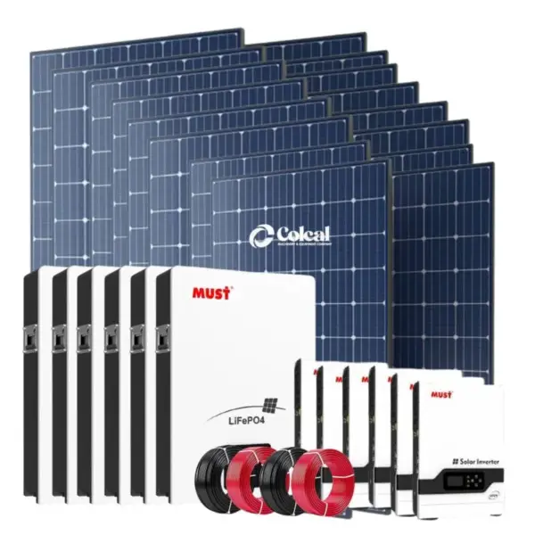 60kwh 60000Watts 60Kva Must-Must Lithium Solar System Kit