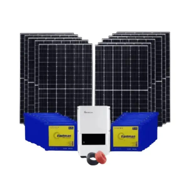 Growatt 12kva Solar Power System Kit with Jinko Panels Eastman Tubular Batteries