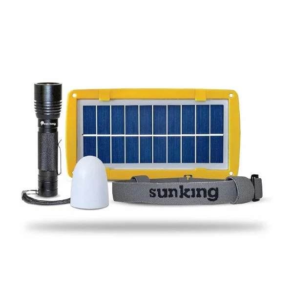 Sun King Solar Torch Light with Rechargeable Battery Multifunctional (Pack of 1)