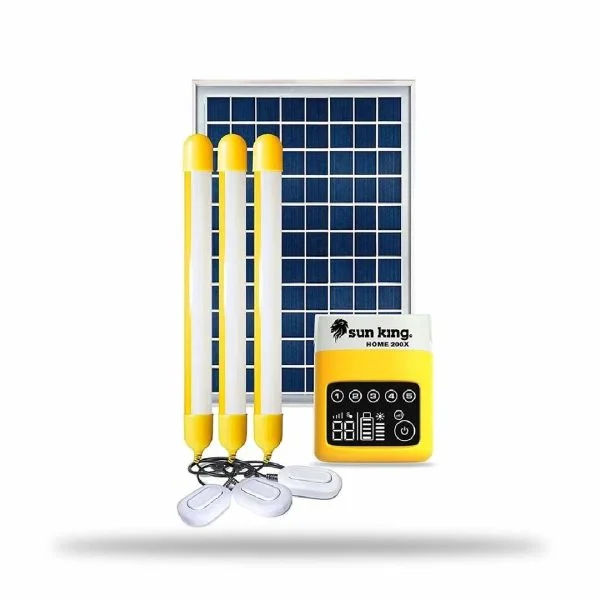 Sun King Home 200X Solar Home System with Modern Solar Lighting