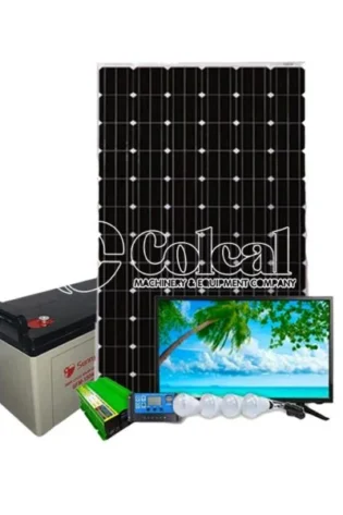 150 Watts Solar Full Kit + 24″ Digital LED TV