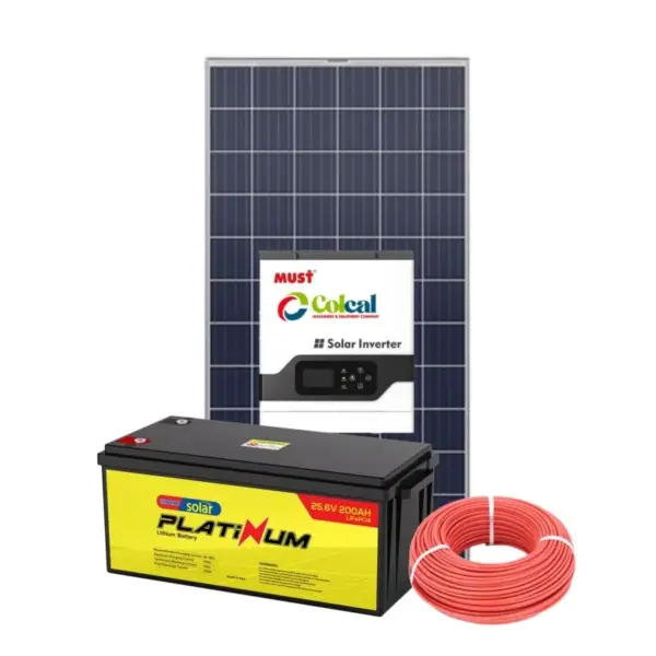 1kw 1000watts 1kva Platinum lithium Solar kit