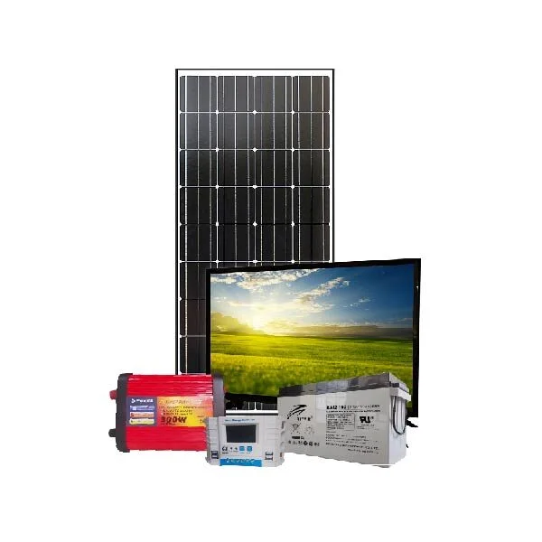 0.3kw-0.3kva 300watts Solar System Kit + 32inches Color TV with Phoenix Germany Charge Controller