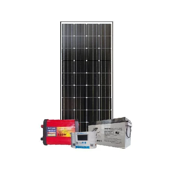 0.3kw-0.3kva 300watts Solar System Kit With Phoenix Germany Charge Controller