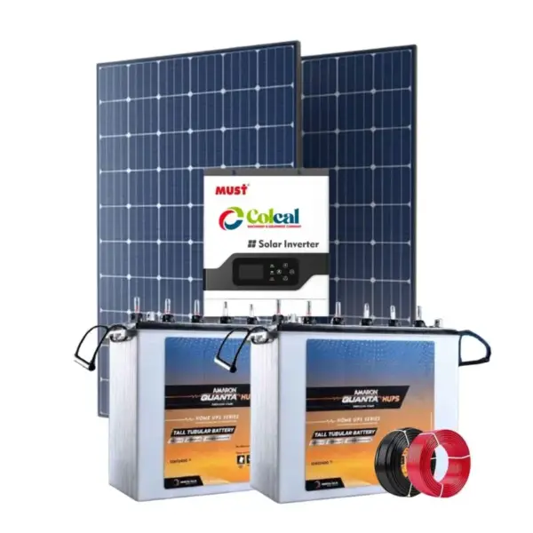 3Kw 3000watts 3Kva Amaron Tall Tubular Solar Kit