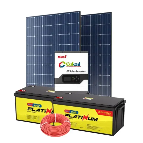 3kw 3000watts 3kva Platinum Solar Lithium kit