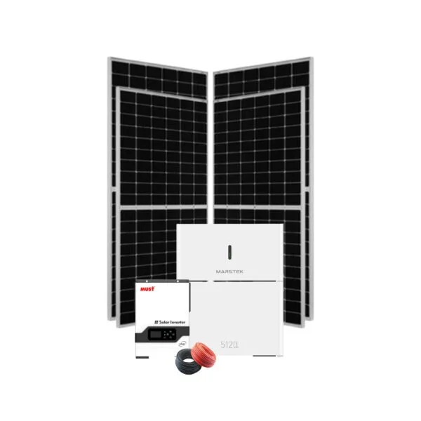 5Kw-5kva 5000watts 48v Must Marstek Lithium Solar Kit