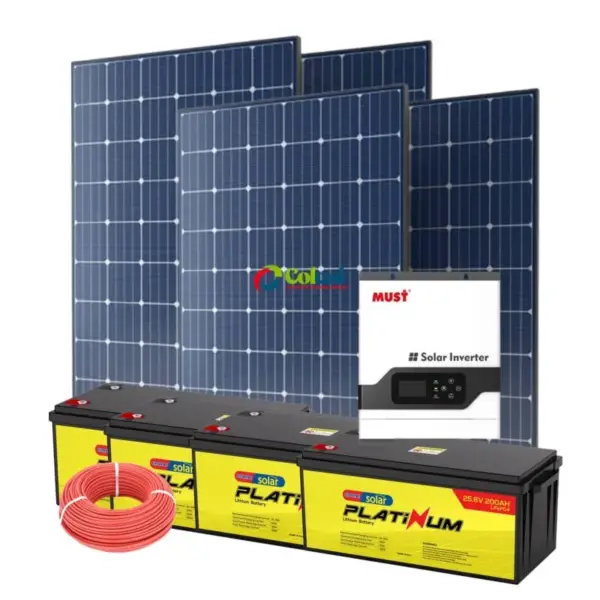 5kw 5000watts 5kva Platinum Lithium Solar Kit