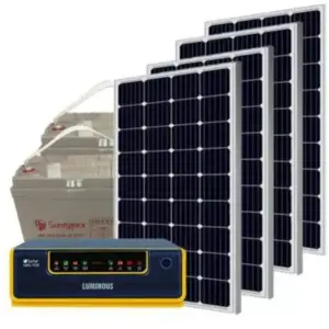 Luminous Smart Full Kit System Luminous 850w Hybrid Inverter