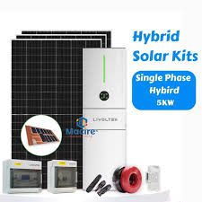 5KW Livoltek Solar Kit All-in-One ESS Hybrid 1-Phase System with 5.12kWh Lithium Battery & Solar Panels